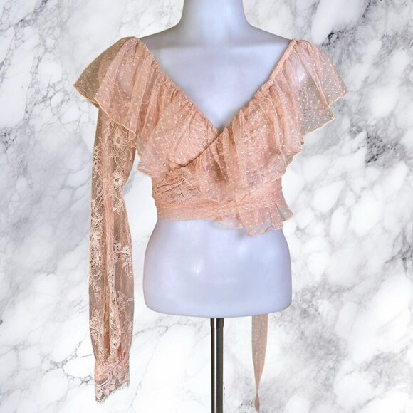 House of Harlow 1960 xREVOLVE Noel Top - Rose - Picture 2 of 11